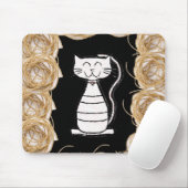 Mauspad-Katze Mousepad (Mit Mouse)