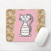 Mauspad-Katze Mousepad (Mit Mouse)