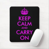 Mauspad 'Keep Calm and Carry On' (Mit Mouse)