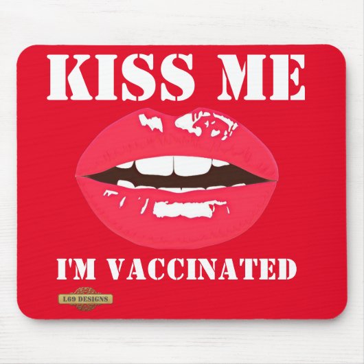 Mauspad "KISS ME" (Vorne)