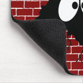 Mauspad Loch in der Wand (Ecke)