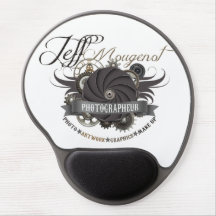 Mauspad Logo Jeff Mougenot