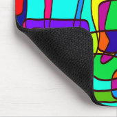 Mauspad mit bunter Zeichnung (Ecke)