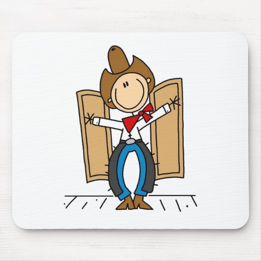 Mauspad mit Cowboy-Motiv (Vorne)