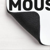 Mauspad mit der Aufschrift Mauspad (Ecke)