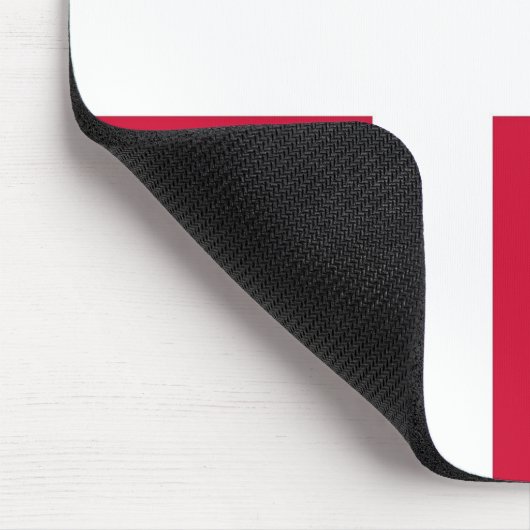 Mauspad mit der Flagge Dänemarks (Ecke)