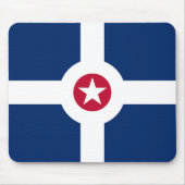 Mauspad mit der Flagge der Indianapolis, USA (Vorne)