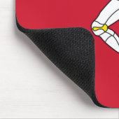 Mauspad mit der Flagge der Insel Man (Ecke)