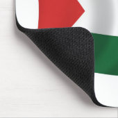 Mauspad mit der Flagge der Palästinensischen Auton (Ecke)