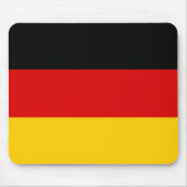 Mauspad mit der Flagge Deutschlands (Vorne)