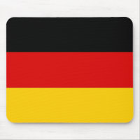 Mauspad mit der Flagge Deutschlands