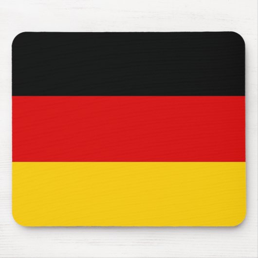 Mauspad mit der Flagge Deutschlands (Vorne)