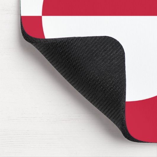 Mauspad mit der Flagge Grönlands (Ecke)
