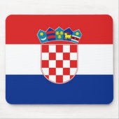Mauspad mit der Flagge Kroatiens (Vorne)