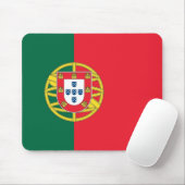 Mauspad mit der portugiesischen Flagge (Mit Mouse)