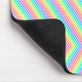Mauspad mit einem farbenfrohen, psychedelischen De (Ecke)