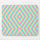 Mauspad mit einem farbenfrohen, psychedelischen De (Vorne)