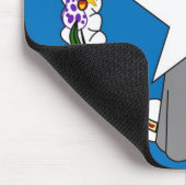 Mauspad mit Fahne auf den nördlichen Mariana-Insel (Ecke)