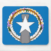 Mauspad mit Fahne auf den nördlichen Mariana-Insel (Vorne)