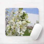 Mauspad mit Federfeder-Blume (Mit Mouse)