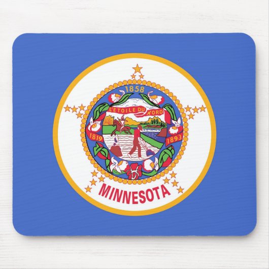 Mauspad mit Flag Minnesota Staat - USA (Vorne)