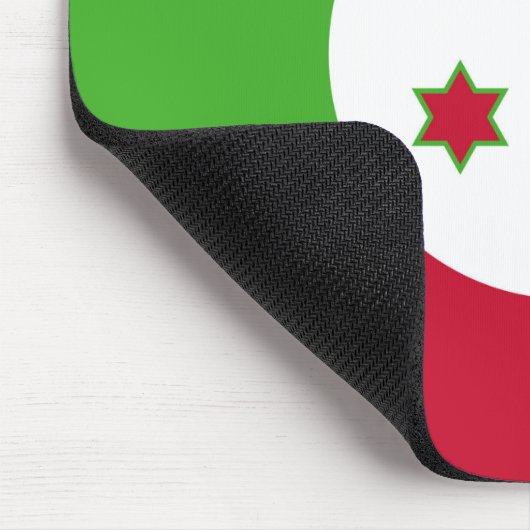 Mauspad mit Flagge Burundis (Ecke)