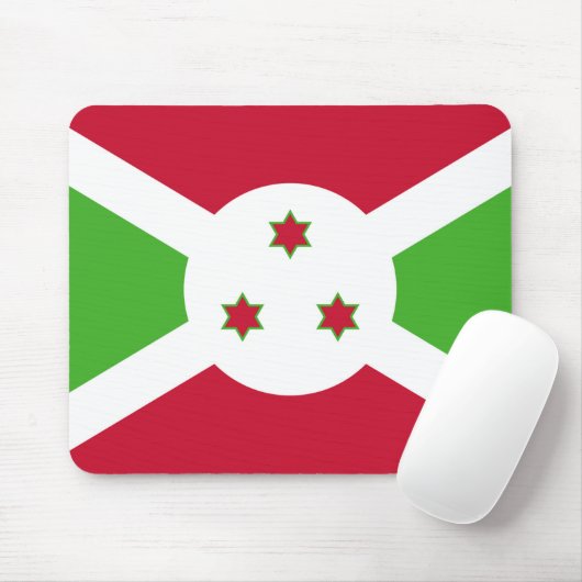Mauspad mit Flagge Burundis (Mit Mouse)