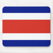 Mauspad mit Flagge Costa Ricas (Vorne)