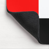 Mauspad mit Flagge der Vereinigten Arabischen Emir (Ecke)