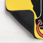 Mauspad mit Flagge des Kantons Uri, Schweiz (Ecke)