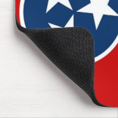 Mauspad mit Flagge des Tennessee-Staat - USA (Ecke)