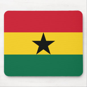 Mauspad mit Flagge Ghanas