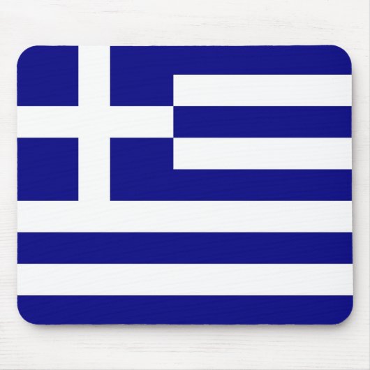 Mauspad mit Flagge Griechenlands (Vorne)