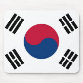 Mauspad mit Flagge Südkoreas (Vorne)