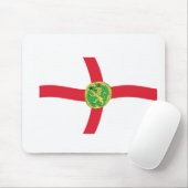 Mauspad mit Flagge von Alderney (Mit Mouse)
