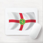 Mauspad mit Flagge von Alderney (Mit Mouse)