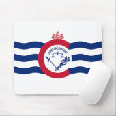 Mauspad mit Flagge von Cincinnati, Ohio (Mit Mouse)