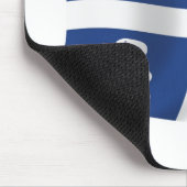 Mauspad mit Flagge von Martinique (Ecke)