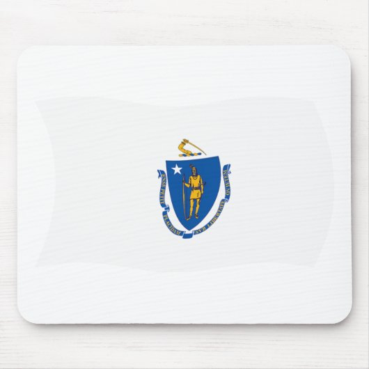 Mauspad mit Flagge von Massachusetts (Vorne)