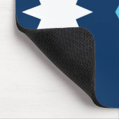 Mauspad mit Flagge von Minnesota, USA (Ecke)