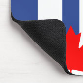 Mauspad mit Flagge von Toronto, Kanada (Ecke)