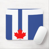 Mauspad mit Flagge von Toronto, Kanada (Mit Mouse)