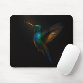 Mauspad mit fliegendem Kolibri (Mit Mouse)
