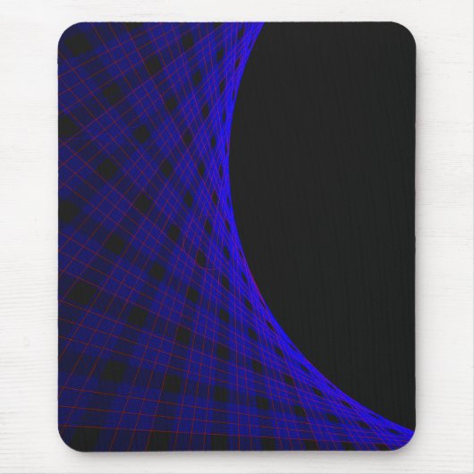 Mauspad mit geometrischem Teppichboden (Vorne)