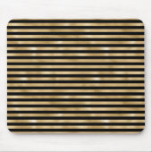 Mauspad mit Gold und schwarzem Streifen (Vorne)