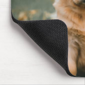 Mauspad mit goldfarbenem Unterteil (Ecke)