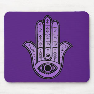 Mauspad mit Hamsa-Hand-Design