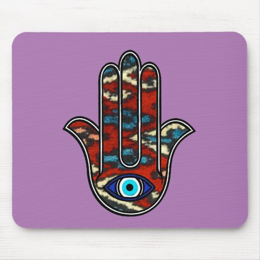 Mauspad mit Hand der Fatima Design (Vorne)