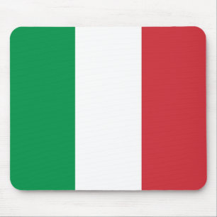 Mauspad mit italienischer Flagge