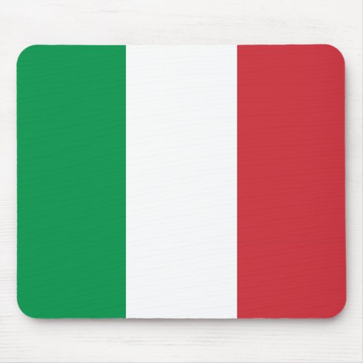 Mauspad mit italienischer Flagge (Vorne)